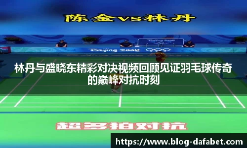 林丹与盛晓东精彩对决视频回顾见证羽毛球传奇的巅峰对抗时刻